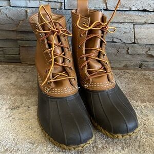 L.L. Bean | Shoes | Ll Bean Twotone Brown And Tan Duck Boots  display picture 2